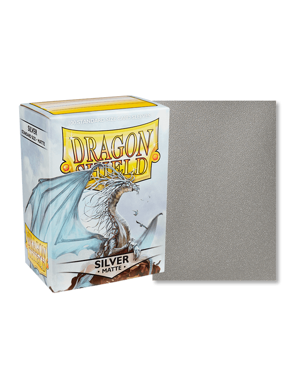 dragon shield matte silver