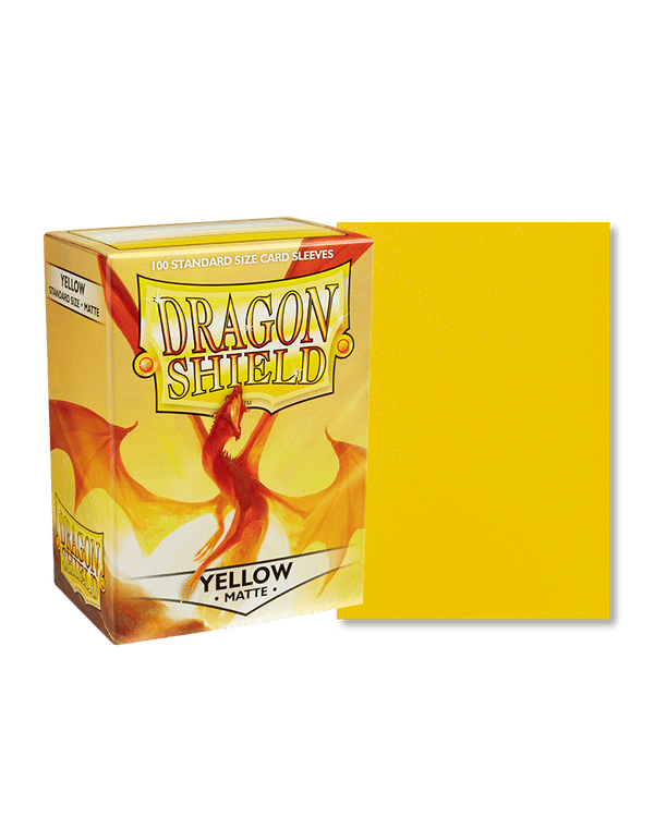 dragon shield matte yellow