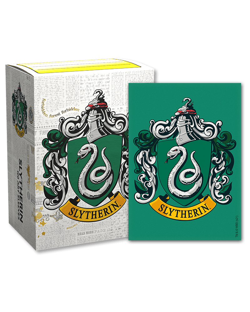 Dragon Shield Art Brushed - Slytherin | Invictus Forge
