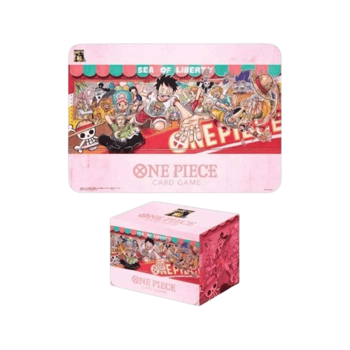 ONE PIECE CARD GAME: PREMIUM BANDAI Playmat and Card Case set -25th Edition- 1 ONE PIECE CARD GAME: PREMIUM BANDAI Playmat and Card Case set -25th Edition-